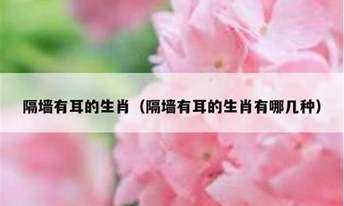 隔墙有耳开什么生肖_隔墙有耳打一数字