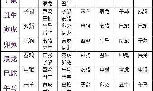 生肖合婚搭配与相克关系_生肖属相合