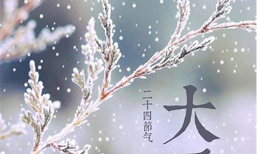 大寒 大雪_寒中大雪是什么生肖